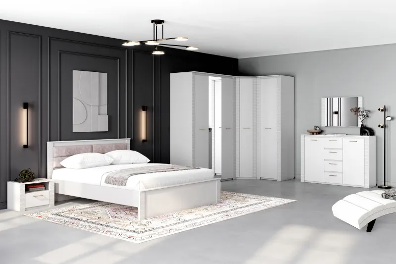 Шкаф двухдверный "Элана" спальня Персидский жемчуг